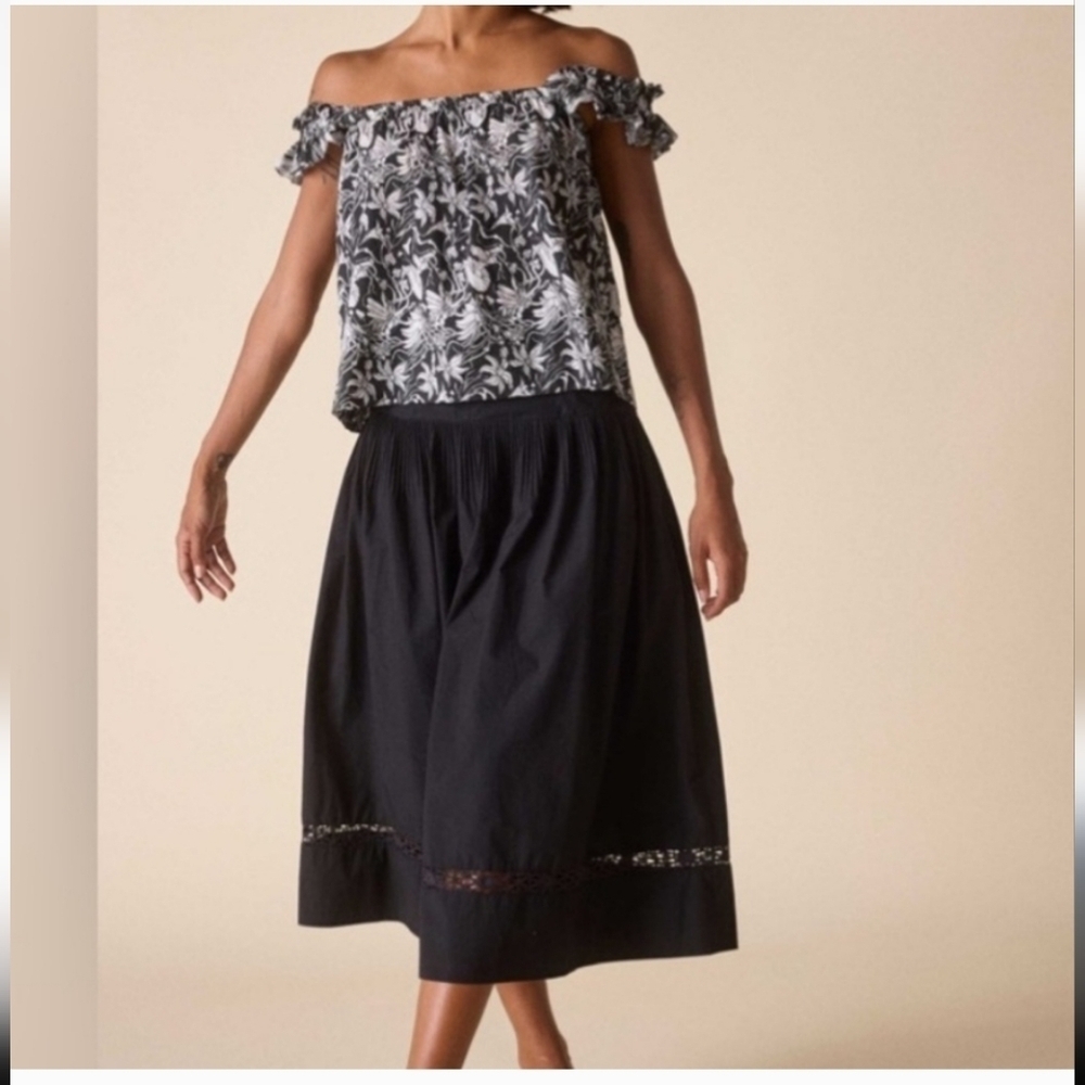 St.Roche, Woodrow Top - Black /White Floral, Size 4, Nwt! — image 3 of 8